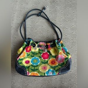 brighton canvas/leather purse